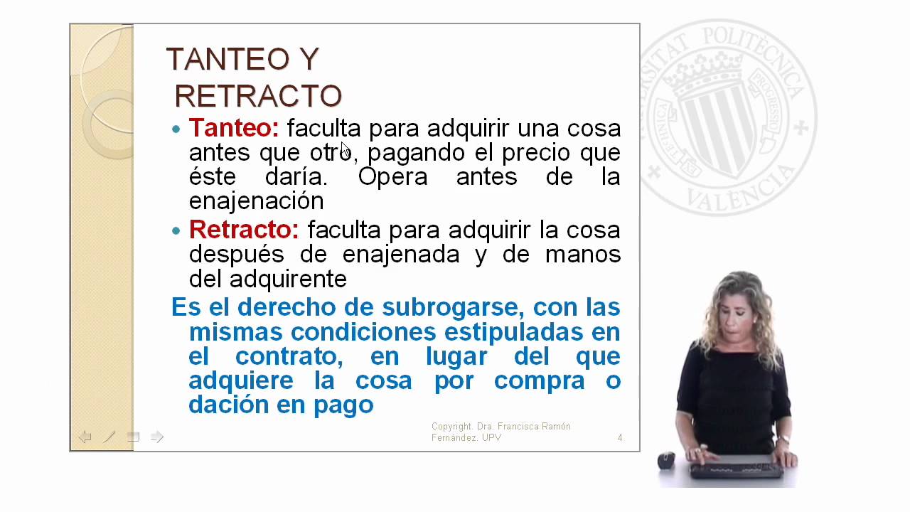 derecho tanteo