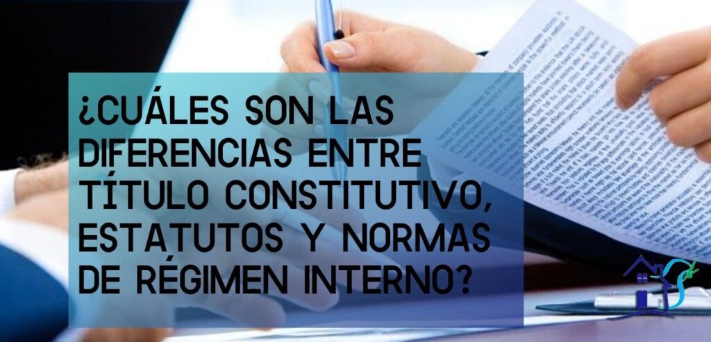 ¿Qué diferencia al título constitutivo de la división horizontal?