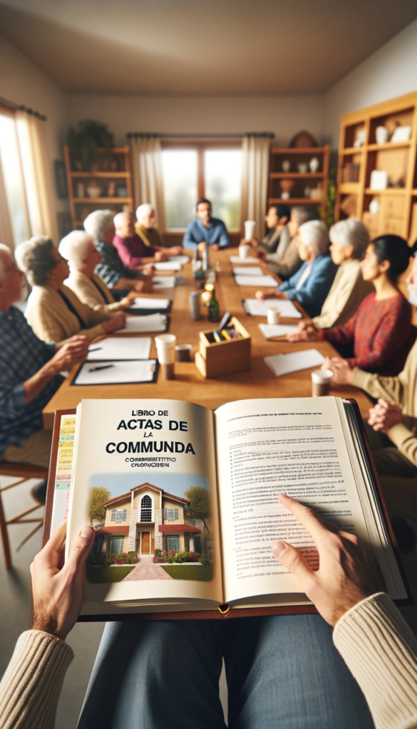 Como redactar libro de actas comunidad de vecinos