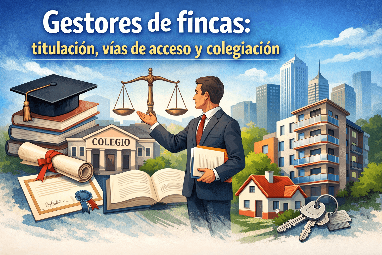 Gestor de fincas: titulación, vías de acceso y colegiación 2 ChatGPT Image ene